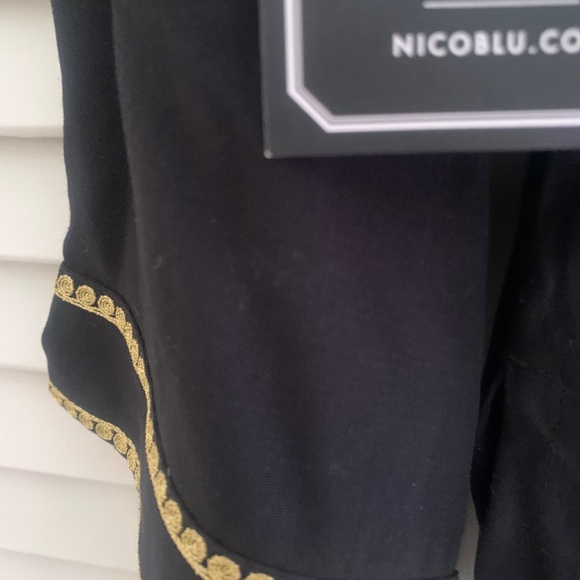 NicoBlu Black embellished tunic - Picture 6 of 8